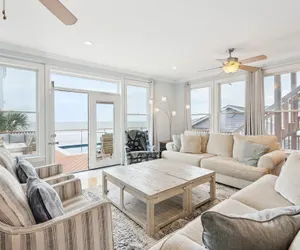 Photo 3 - Oceanfront w Pool Panoramic Deck Views 5bdr Folly Ocean Breeze by Avantstay
