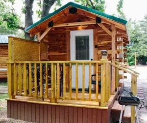 Photo 2 - #4 - Amish Log Camping Cabin Walk To The Water Cabin
