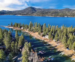 Photo 4 - Waterfront Big Bear Cabin w/ Hot Tub, Private Dock & Firepit Lakeside on Lagunita