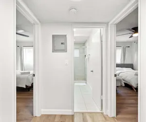 Photo 5 - Modern Cozy Retreat Stylish Stay With Patio & Parking