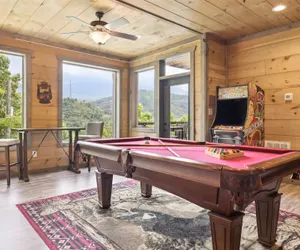 Photo 2 - Gorgeous Cabin w Hot Tub Firepit Gameroom