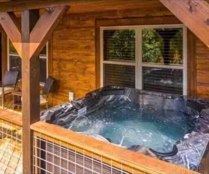 Photo 4 - Lux Cabin Mtn Views Flat Parking Dog Friendly