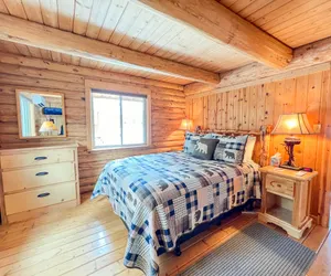 Photo 4 - Perfect log cabin with fireplace near skiing, snowmobiling, and more!