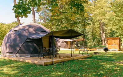 Geodesic Dome Glamping in the Catskills