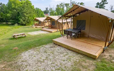 Family-Fun Glamping on Lake Livingston