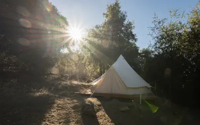 Glamping Bell Tent Escape on Palomar Mountain