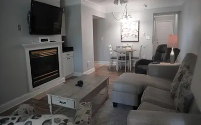 Newly Renovated 102 2BD Condo with Riverview Balcony