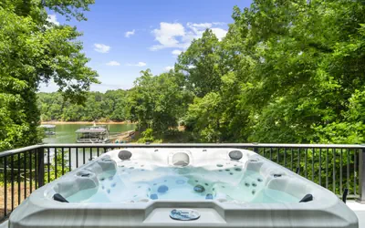 Lanier Lake House w/Private Dock Hot Tub Dogs Ok Game Room Golden Tee