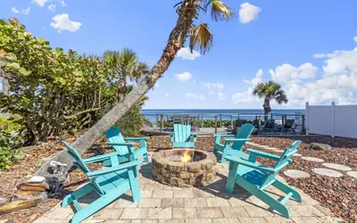 Seaside Serenity-Pool, Fire pit, Beachfront Massive Ocean Deck