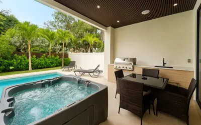 Jungle Serene Lux Home w Pool, Sauna, & Ice Bath!