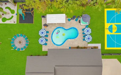Heated Pool, Pickleball, basketball, putting green