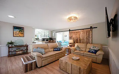 Family Beach House:  3 BR -  -  Dogs Welcome Tranquil Turtle