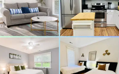 Cozy Raleigh 3-Bed Home with Backyard & Grill