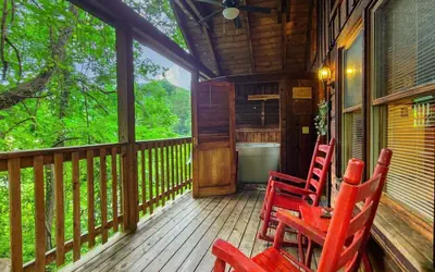 Location Cute Studio Log Cabin Hot Tub Fireplace