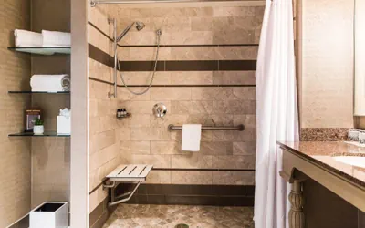 Photo 3 - Accessible Two Double Beds Roll-In Shower
