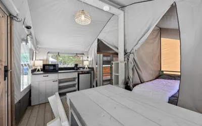 Photo 4 - Riverfront Camping with Comfort | Luxury Tent Near Virginia Tech