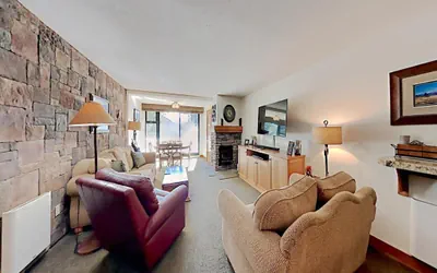 Photo 2 - Renovated Condo Across the Street from Amazing Skiing and Mountain Biking Trails! (Unit 106 at 1849)