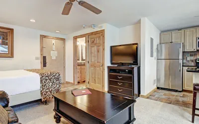 Photo 4 - Ski-in/Ski-out Studio w/Snowy Alpine Views - Walk to Main St