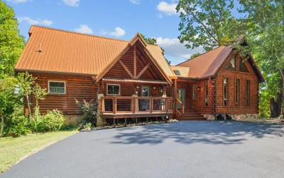 Photo 2 - Psalm 2705 Cabin with Relaxing Private Hot Tub and Magnificent Views of the Smoky Mountains