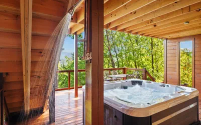 Photo 5 - Psalm 2705 Cabin with Relaxing Private Hot Tub and Magnificent Views of the Smoky Mountains
