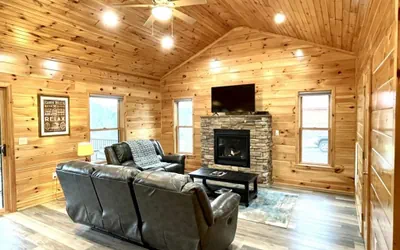 Photo 3 - Peaceful family cabin near fishing with over 100 acres of mountain and field trails to explore!