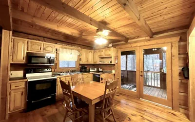 Photo 5 - Leave the stress behind!- private hot tub, pet and motorcycle friendly, let peace and nature surround you!