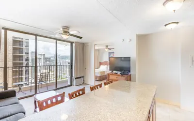 Photo 4 - Waikiki Banyan High Level Condo with Ocean Views from the Private Lanai