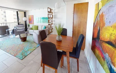 Photo 2 - Artsy 32nd Floor Condo with Modern Furnishings & Gorgeous Ocean Views
