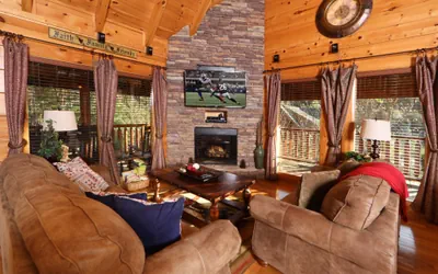 Photo 2 - Rustic Cabin in the Smoky Mountains with Majestic Mountain View