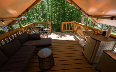 Photo 4 - Glamping Tent with Deck | The Caverns & Waterfalls