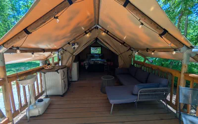 Photo 5 - Glamping Tent with Deck | The Caverns & Waterfalls