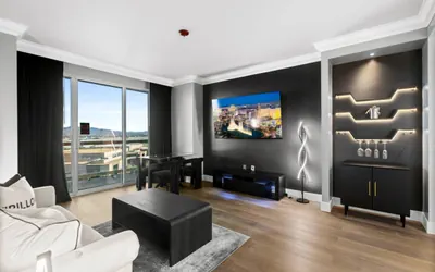 Modern Vegas Suite | Balcony + Sphere Views