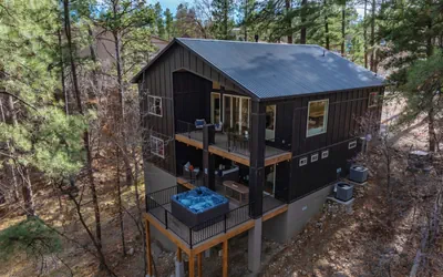 Photo 5 - Midtown Ruidoso Cabin | Riverfront • Hot Tub • Walkable