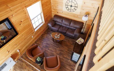 Cozy Log Cabin Loft White Mountains Escape