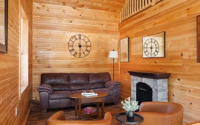 Photo 4 - Two Bedroom Log Cabin Lake View White Mountains