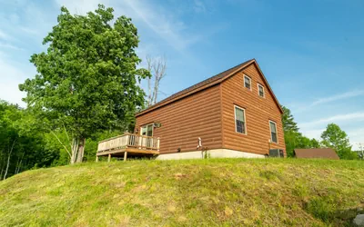 Family Log Cabin Kitchenette White Mountains