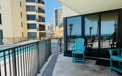 Photo 5 - Ground-Floor Beachfront Condo! Pools and Free Beach Chairs