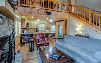Photo 3 - Blowing Rock Cabin | Hot Tub, Fire Pit, Fall Views