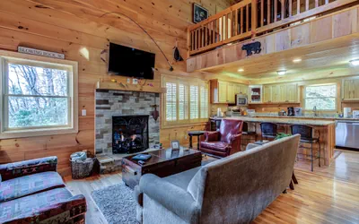 Photo 2 - Blowing Rock Cabin | Hot Tub, Fire Pit, Fall Views