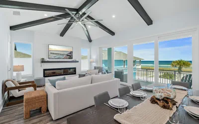 Ocean View Living • 3BR Beach House | Bunks