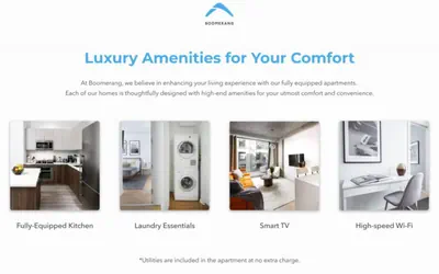 Photo 5 - Stylish 2BD | Workspace + Wi-Fi & Gym + Laundry