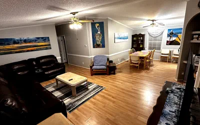 🌴 The Beach House at Ocean Lakes | 1,600 Sq Ft • Sleeps 8–10 • MH125 • Porch • Trailer Parking