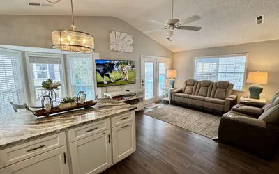 2-Bedroom Ocean Lakes Beach House | 4th House From the Beach | Ocean Views & Free Golf Cart
