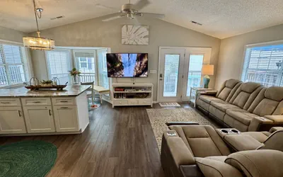 Photo 2 - 2-Bedroom Ocean Lakes Beach House | 4th House From the Beach | Ocean Views & Free Golf Cart