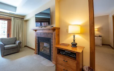 Photo 2 - One Bedroom Condo with Large Balcony over Mountaineer Square 1 Condo - No Cleaning Fee! by RedAwning
