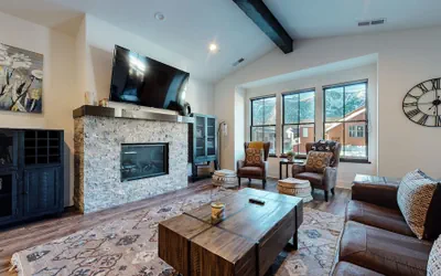Photo 2 - Snowcreek VII 1403 Deluxe Townhouse, Stunning Mountain Views, 2 Car Garage, Washer Dryer by RedAwning