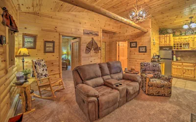 Photo 3 - Updated Manistique Log Cabin, Yard & Fire Pit