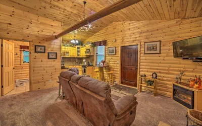 Photo 5 - Updated Manistique Log Cabin, Yard & Fire Pit