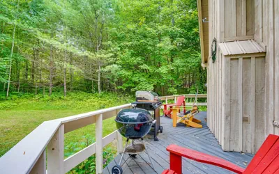 Photo 2 - Woodsy Cabin w/ Fire Pit ~ 8 Mi to Mount Snow