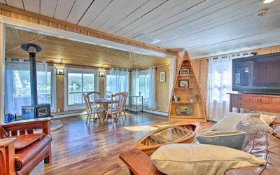 Photo 3 - Cozy Lakefront Cottage w/ Fire Pit, Grill & Views!